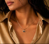 Evil Eye Crystal Pendant Necklace β Gold-Plated Protection Charm Necklace for Women