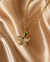 Butterfly Crystal Pendant Necklace β Elegant Gold-Plated Charm Necklace for Women