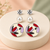 Shreevika Floral, Pearl-Look & Clear Stud Earrings Combo – 3 Pairs