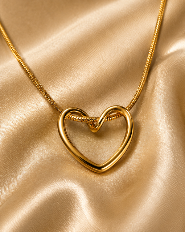 Aurum Open Heart Necklace