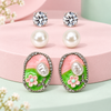 Shreevika Silver-Tone Stud Earrings Combo for Women – Pack of 3