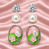 Shreevika Silver-Tone Stud Earrings Combo for Women – Pack of 3