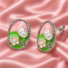 Shreevika Silver-Tone Stud Earrings Combo for Women – Pack of 3