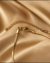Evil Eye Crystal Pendant Necklace – Gold-Plated Protection Charm Necklace for Women